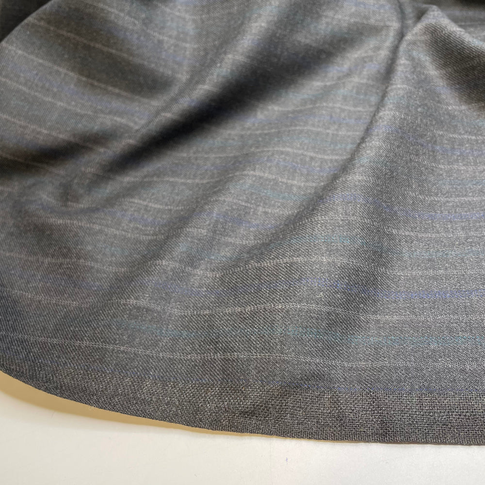 UB - Pave The Way - Wool Woven - Grey Stripes - 2.5M Bundle