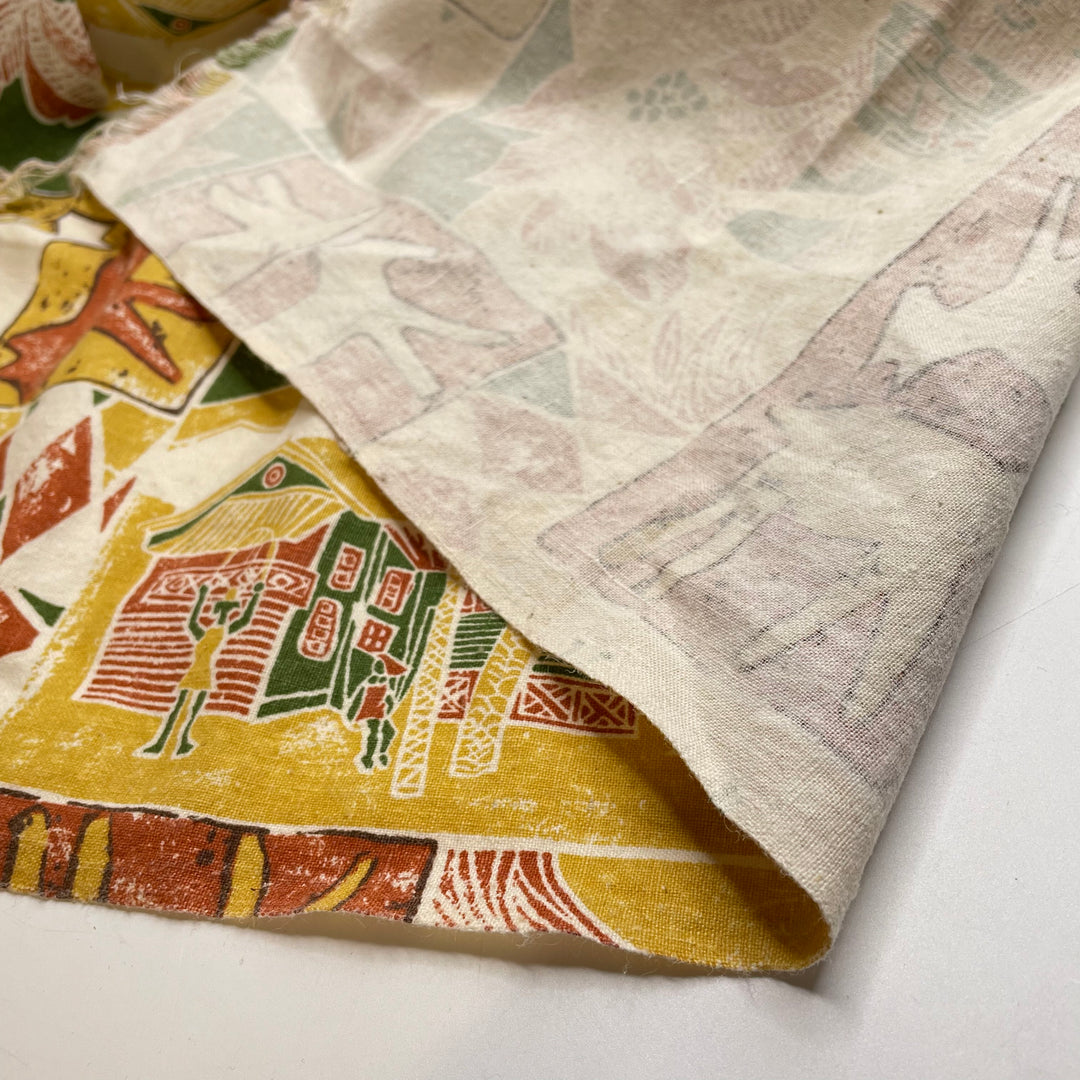 UB - Moonrise On The Mountains - Cotton Woven - Cream Multi Graphic - 1.2M Bundle