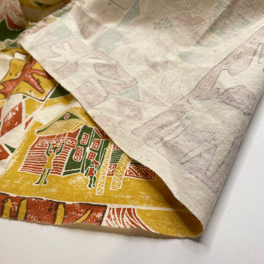 UB - Moonrise On The Mountains - Cotton Woven - Cream Multi Graphic - 1.2M Bundle