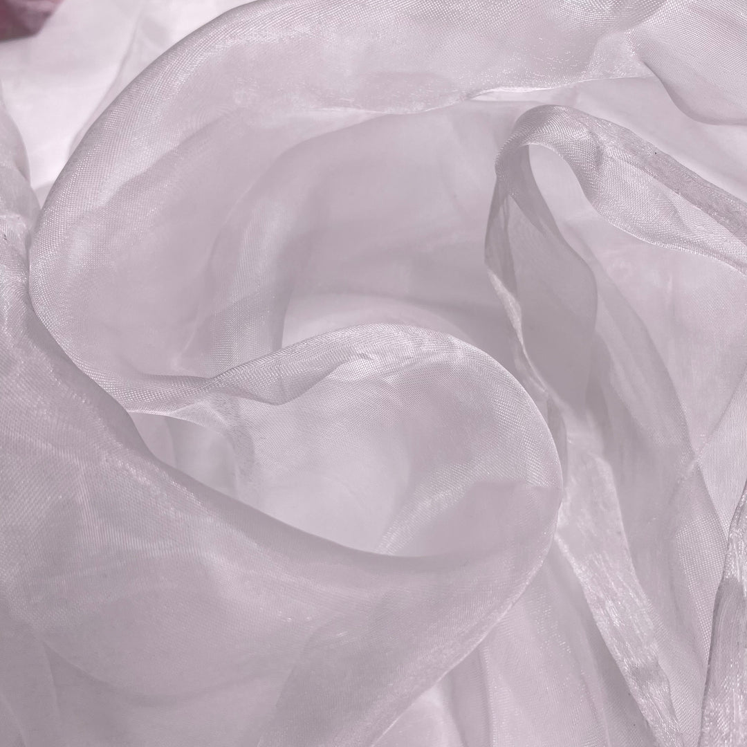 Little White Lie - Organza Poly Woven - White - 1.9M Bundle