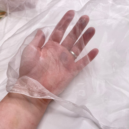 Little White Lie - Organza Poly Woven - White - 1.9M Bundle