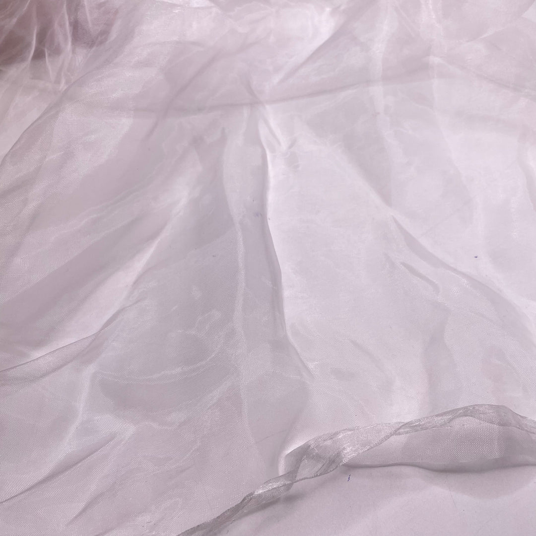 Little White Lie - Organza Poly Woven - White - 1.9M Bundle