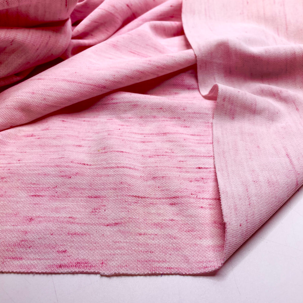 Flamingos Salty Legs - Mesh Polyester Blend Knit - White/Pink Birds - 1.5M Bundle
