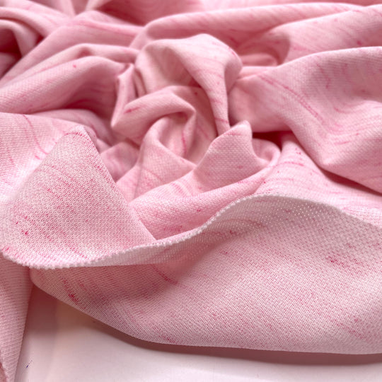 Flamingos Salty Legs - Mesh Polyester Blend Knit - White/Pink Birds - 1.5M Bundle