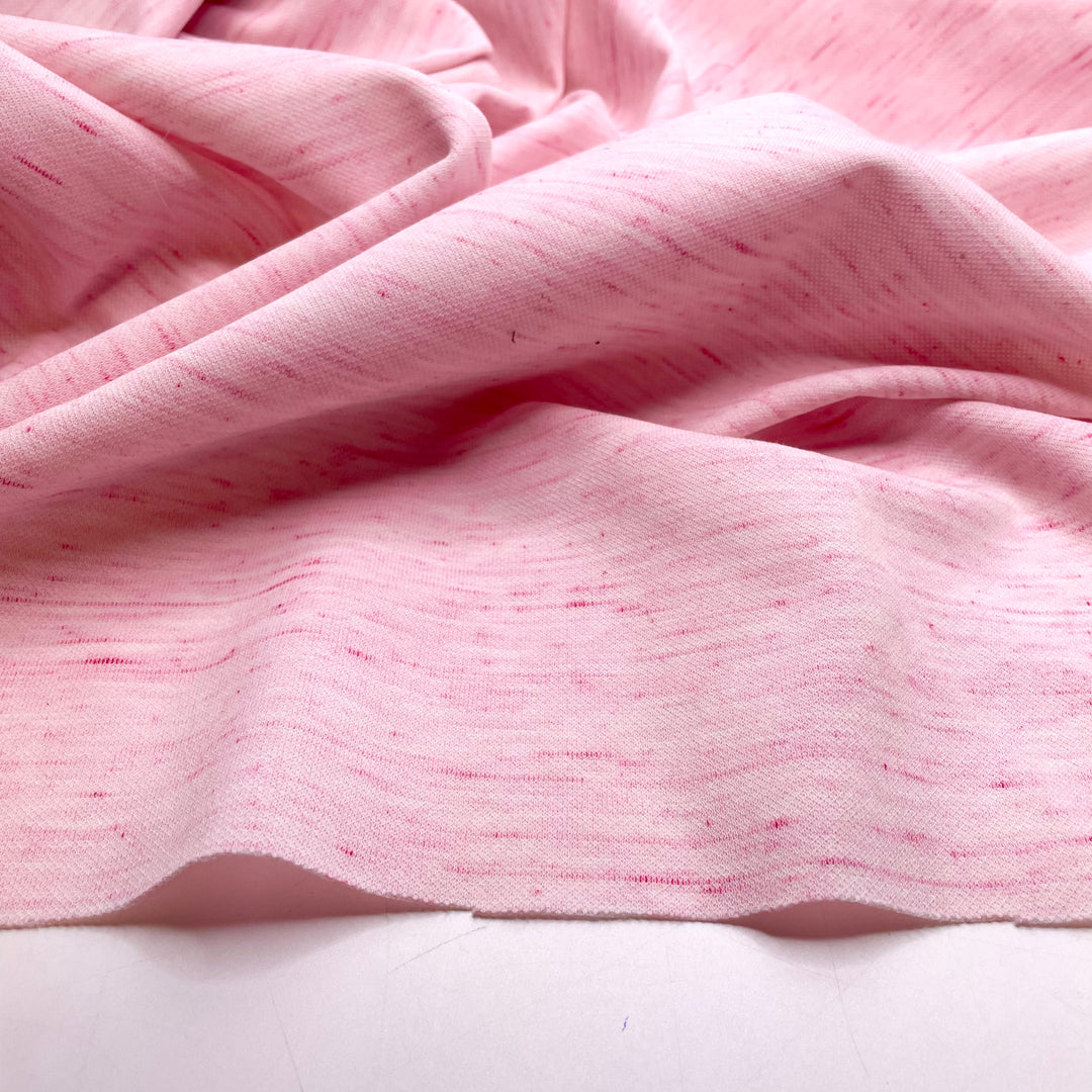 Flamingos Salty Legs - Mesh Polyester Blend Knit - White/Pink Birds - 1.5M Bundle