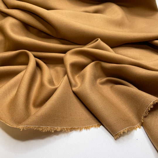 A Splendid Suit For A Sloth - Twill Weave Acrylic Woven - Light Brown - 4.2M Bundle