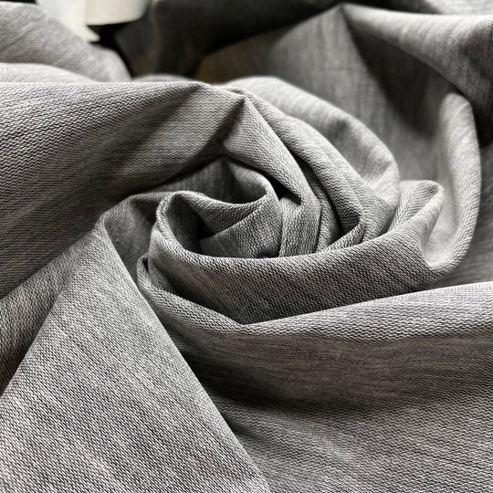 The Rain In Spain - PU Woven - White/Grey - 1M Bundle