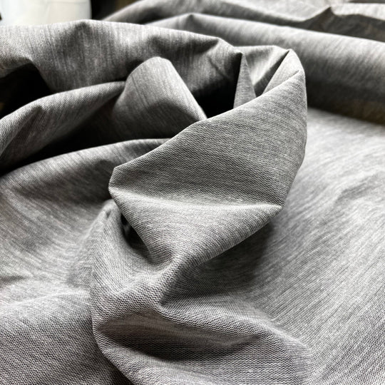 The Rain In Spain - PU Woven - White/Grey - 1M Bundle