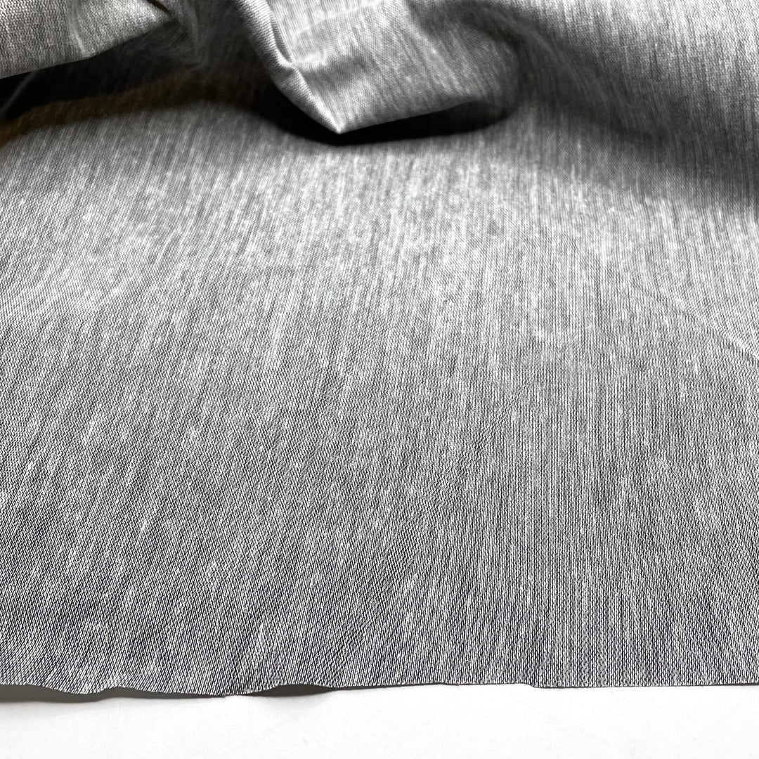 The Rain In Spain - PU Woven - White/Grey - 1M Bundle