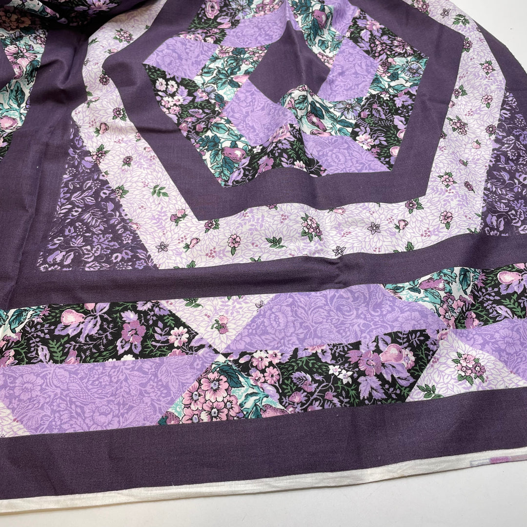 UB - Pear Grove - Cotton/Poly Woven - Purple Geometric - 0.9M Bundle