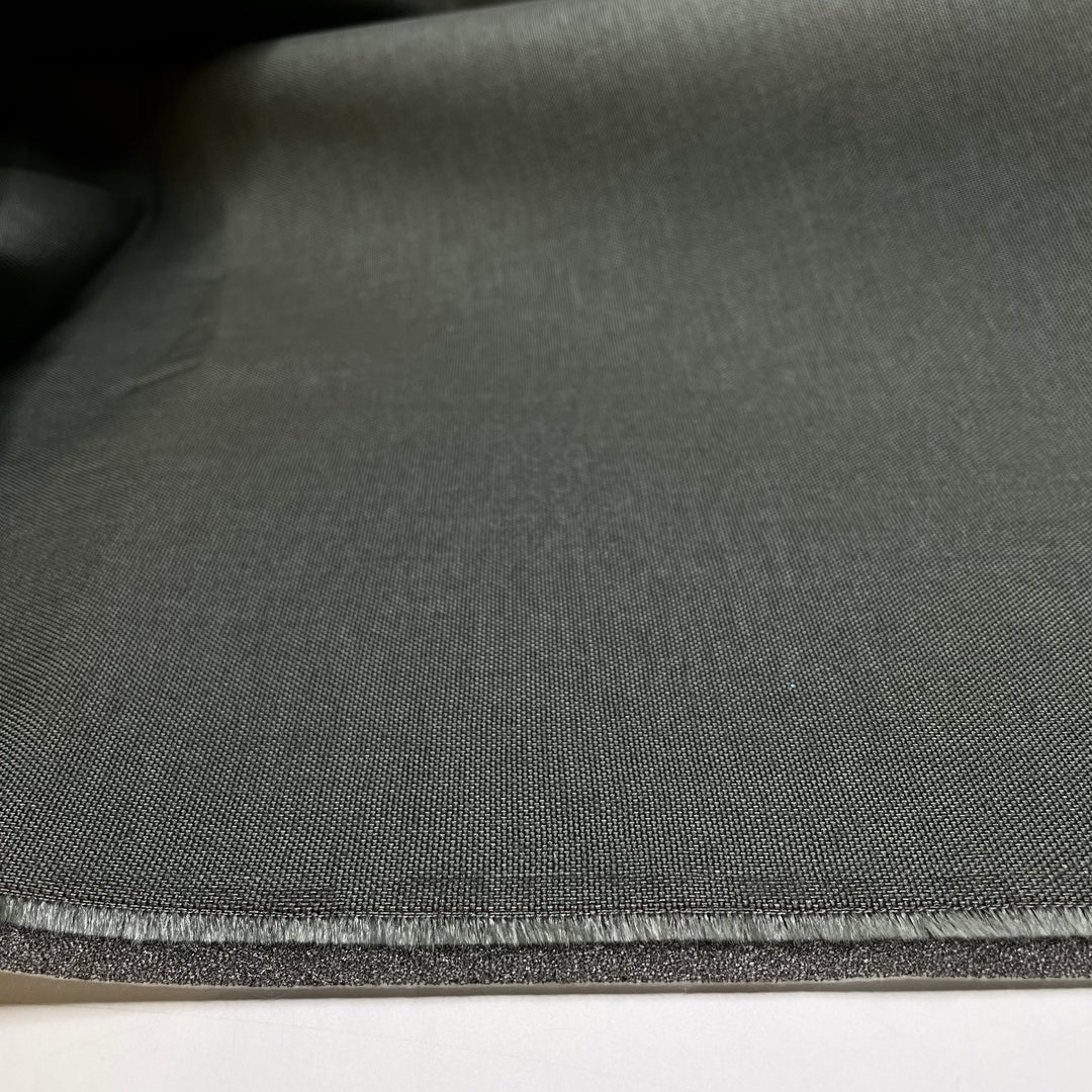 Outside With A Stiff Breeze - Water Resistant Nylon/Interfacing Woven - Green/White - 2.7M Bundle