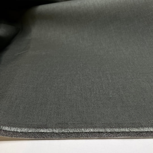 Outside With A Stiff Breeze - Water Resistant Nylon/Interfacing Woven - Green/White - 2.7M Bundle