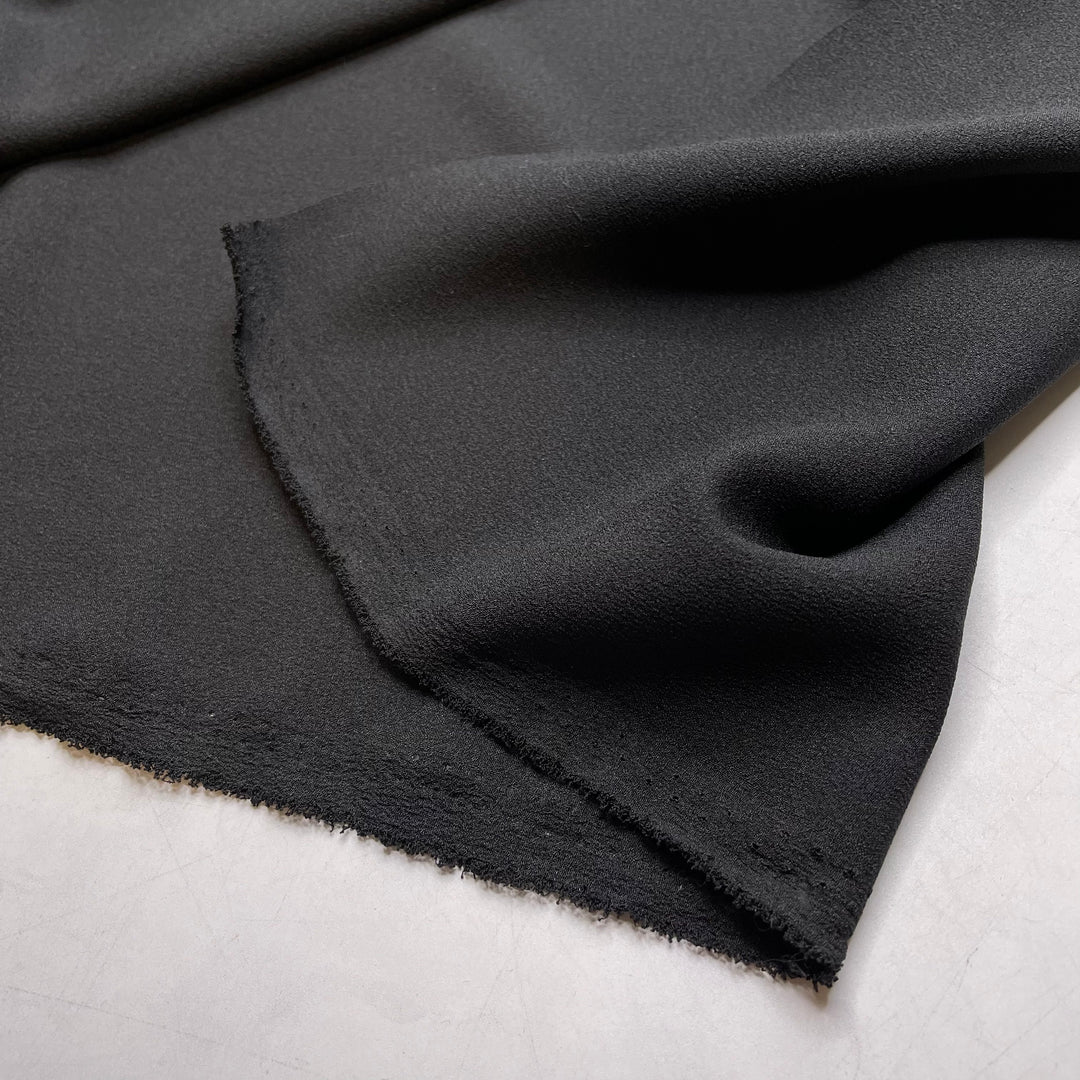 Tar - Chiffon Poly Woven - Black - 2M Bundle
