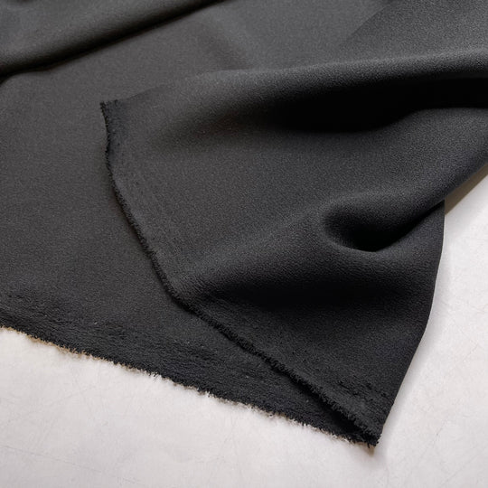Tar - Chiffon Poly Woven - Black - 2M Bundle