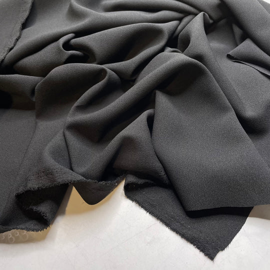 Tar - Chiffon Poly Woven - Black - 2M Bundle