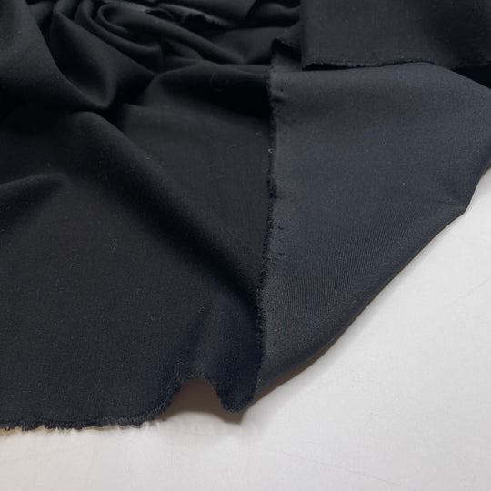 Softest Caress - 1 Side Is Brushed Ponte Poly Knit - Black - 2M Bundle