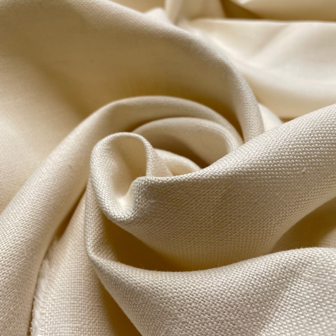 Feeling The Weight Of The World - Basket Weave Cotton Woven - Cream - 1.8M Bundle