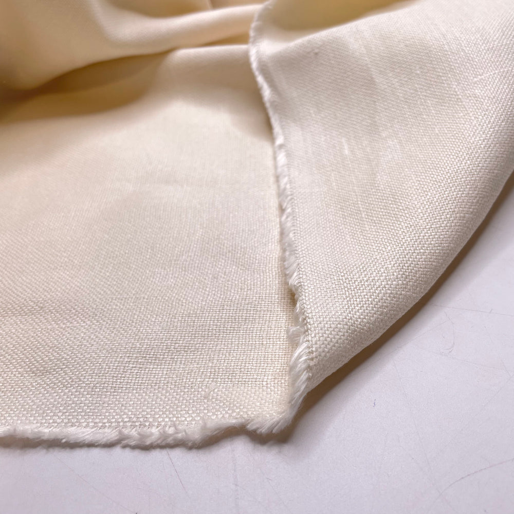 Feeling The Weight Of The World - Basket Weave Cotton Woven - Cream - 1.8M Bundle