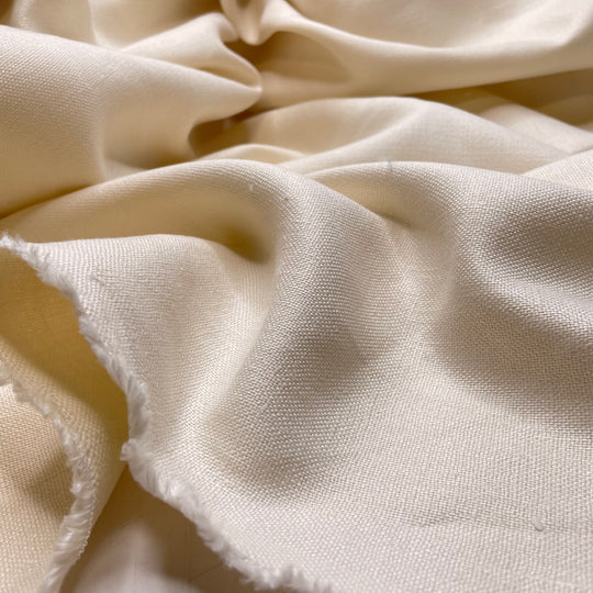 Feeling The Weight Of The World - Basket Weave Cotton Woven - Cream - 1.8M Bundle