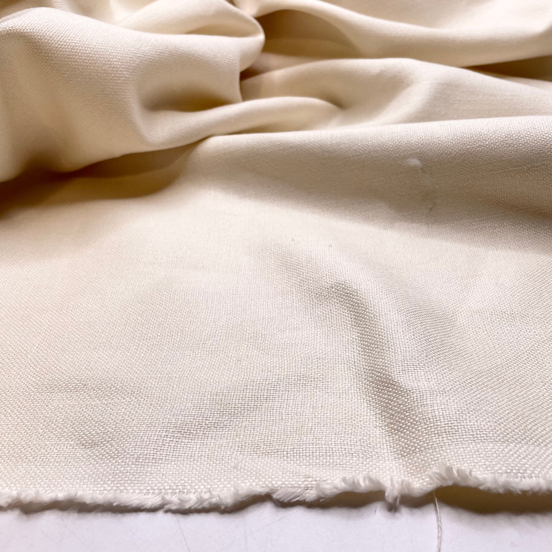 Feeling The Weight Of The World - Basket Weave Cotton Woven - Cream - 1.8M Bundle