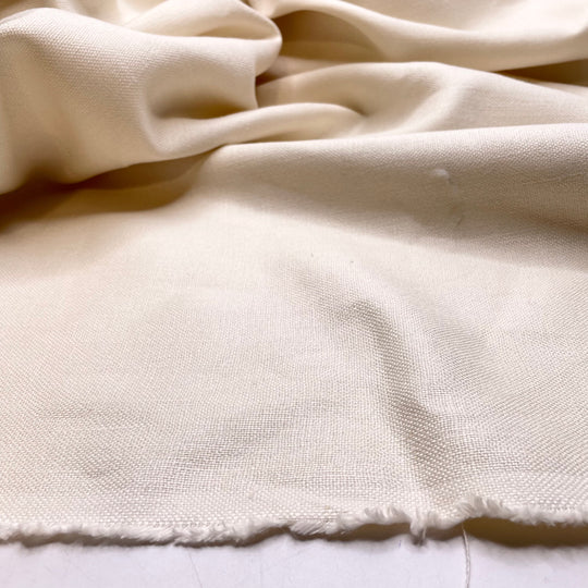 Feeling The Weight Of The World - Basket Weave Cotton Woven - Cream - 1.8M Bundle