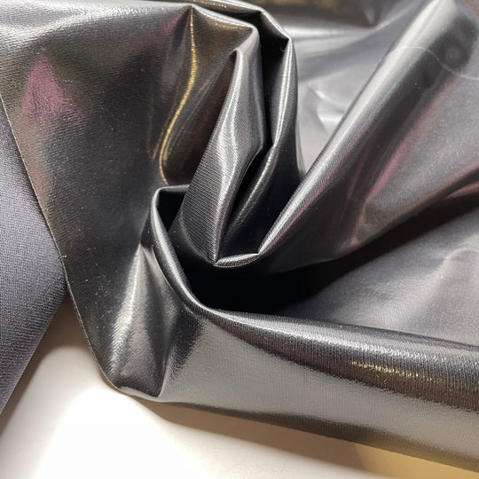 Structured Liquid - Waterproof PU/Poly Knit - Black - 2.6M Bundle