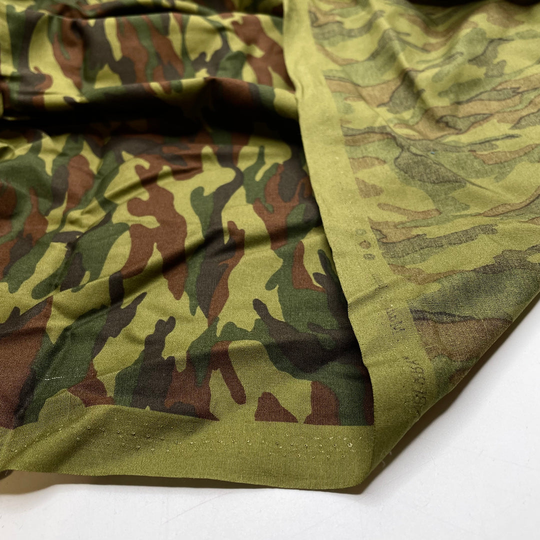Hiding From Cougars - Cotton Woven - Green/Brown Camo Print - 1.15M Bundle