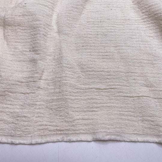 Trails In English Bay Sands - Crinkle Organic Cotton Woven - Cream - 2.35M Bundle