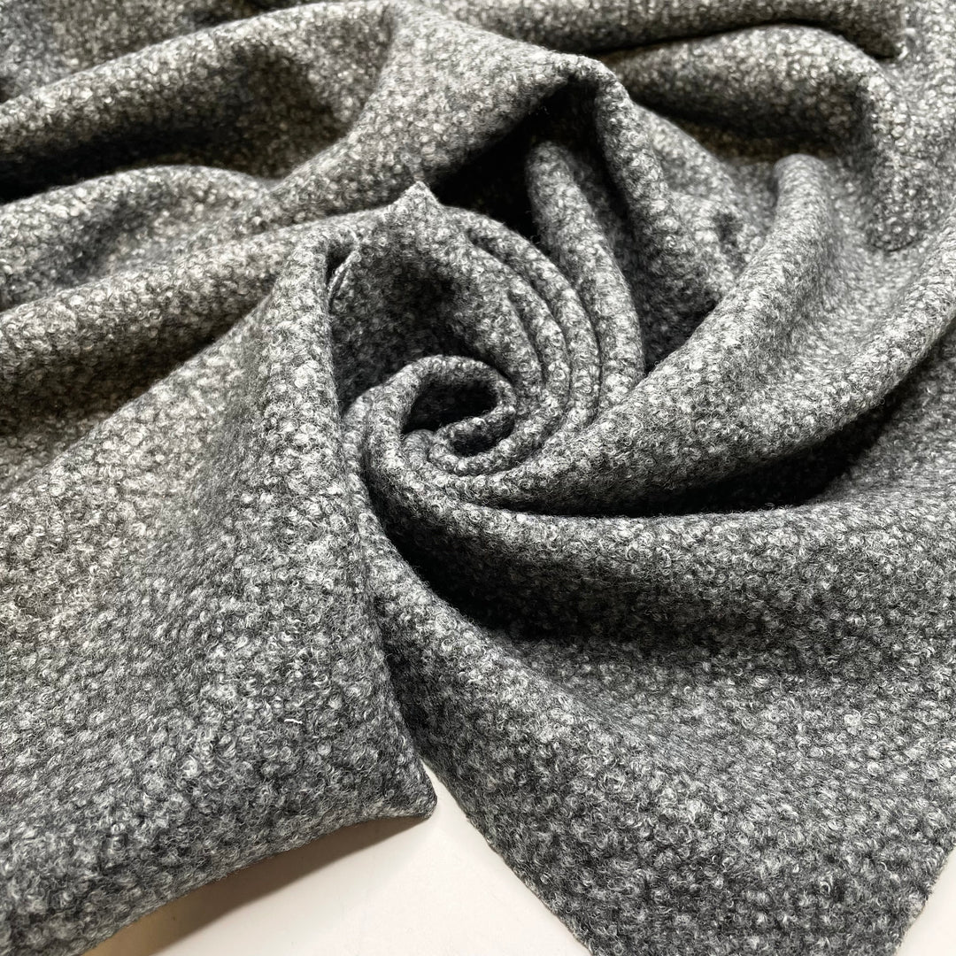Mouse House - Bouclee Acrylic Blend Knit - Grey - 2M Bundle