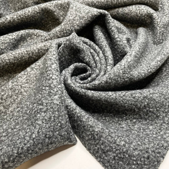 Mouse House - Bouclee Acrylic Blend Knit - Grey - 2M Bundle