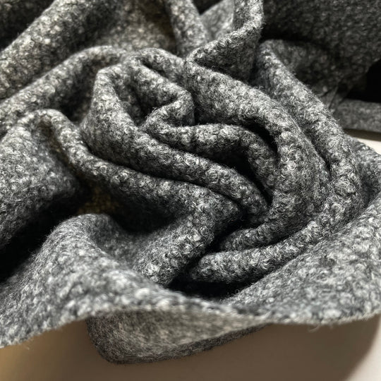 Mouse House - Bouclee Acrylic Blend Knit - Grey - 2M Bundle
