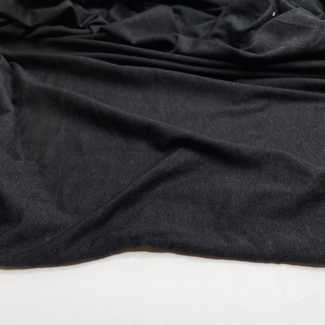 Sleep On The Bed - Jersey Polyester Blend Knit - Black - 1.5M Bundle