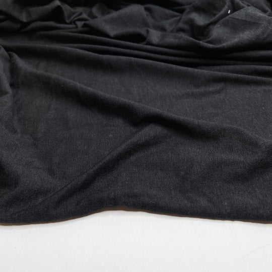 Sleep On The Bed - Jersey Polyester Blend Knit - Black - 1.5M Bundle