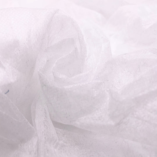 Walking On Clouds - Interfacing Poly Woven - White - 1M Bundle