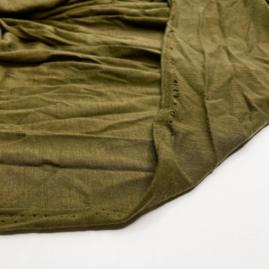 New Potatoes - Jersey Polyester Blend Knit - Green - 1M Bundle