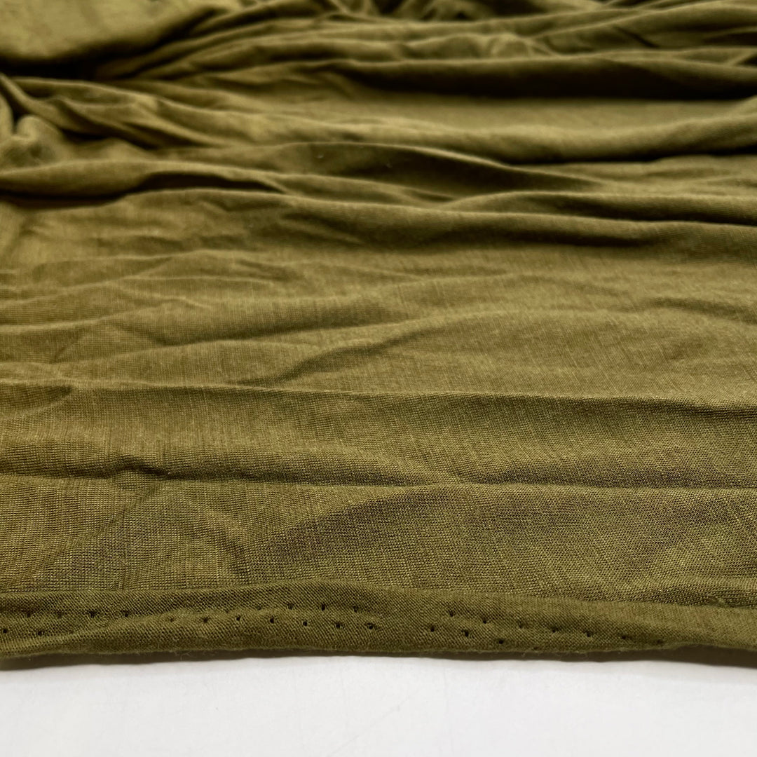 New Potatoes - Jersey Polyester Blend Knit - Green - 1M Bundle