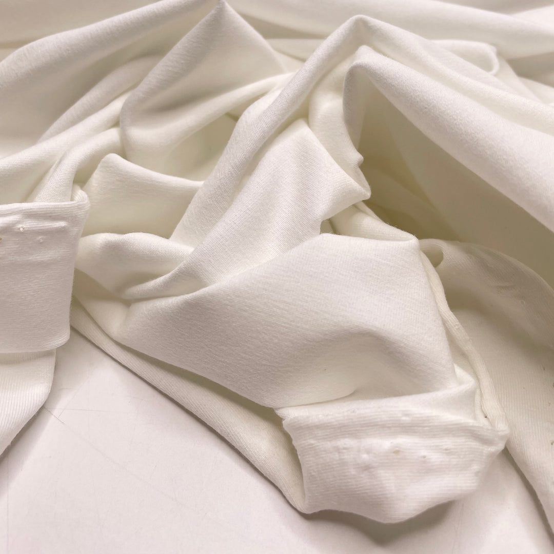 PO TAY TOES - Jersey Cotton Blend Knit - White - Bundles