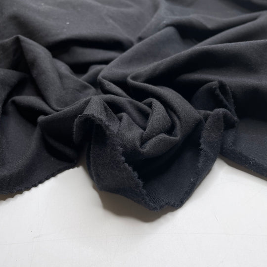 One Potato Two Potato - Jersey Fleece Cotton Blend Knit - Black - Bundles