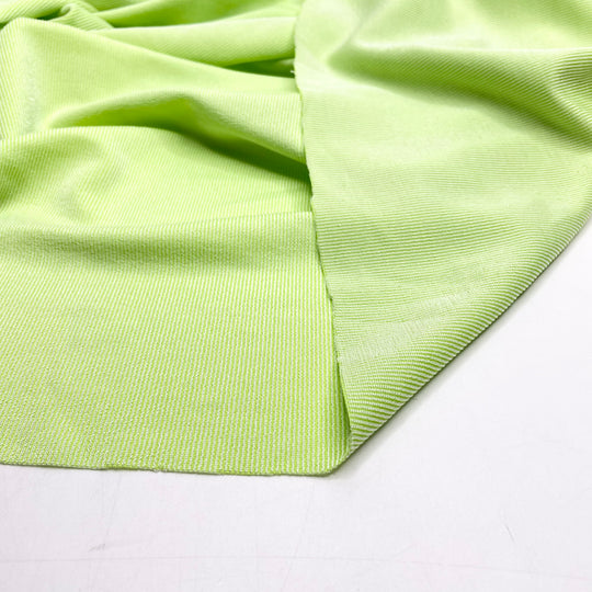 Charlotte Potatoes - Jersey Polyester Blend Knit - Light Green - 0.5M Bundle