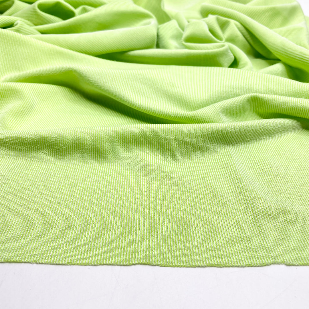 Charlotte Potatoes - Jersey Polyester Blend Knit - Light Green - 0.5M Bundle