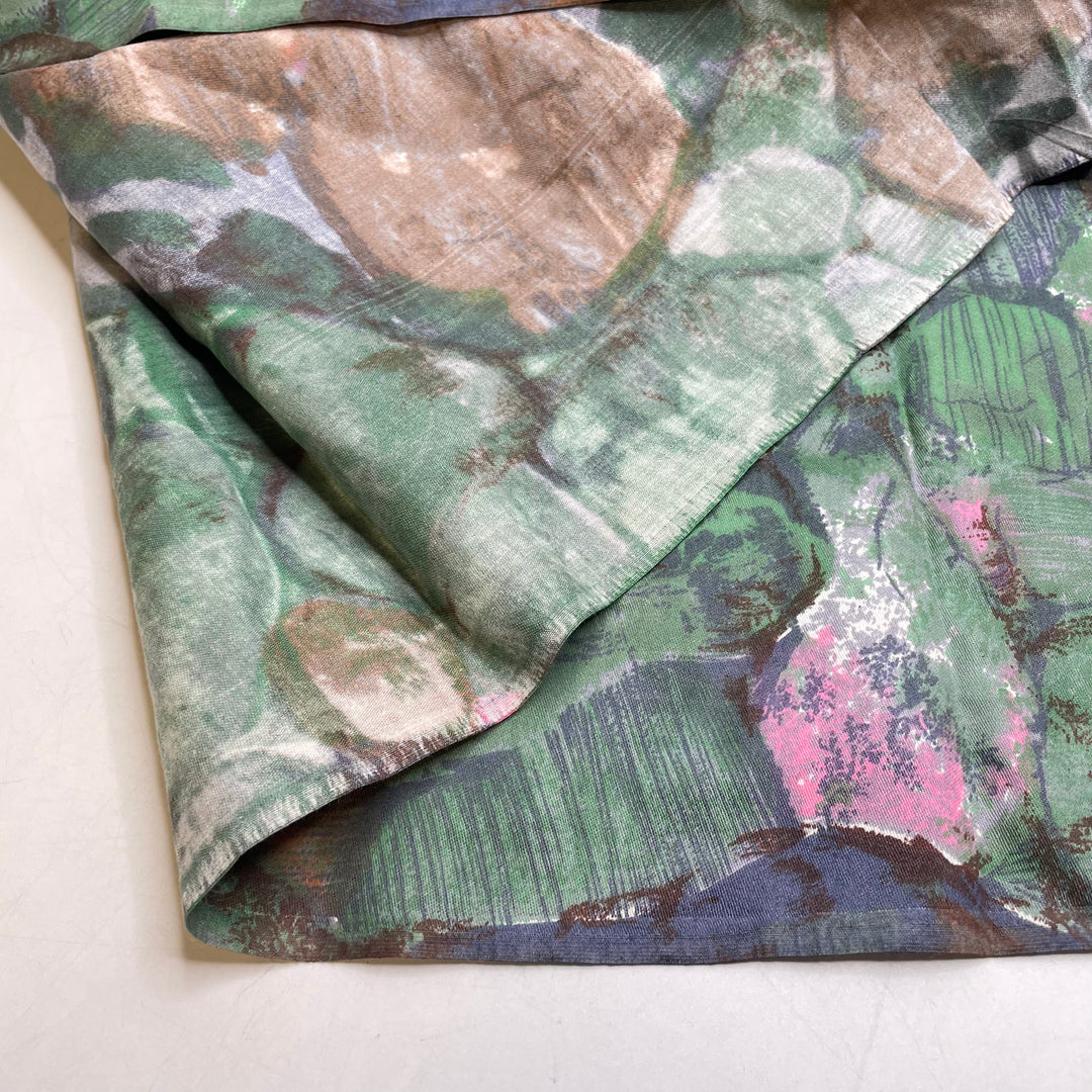 UB - Toadstool Turntable - Cotton Woven - Green Multi Abstract - 1.85M Bundle