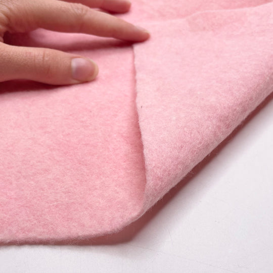 6 Pack - Felt Synthetic Knit - Light Pink - 0.4M Bundle