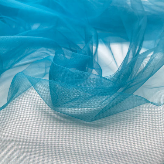 Not Spending But Investing - Tulle Poly Knit - Blue - Bundles