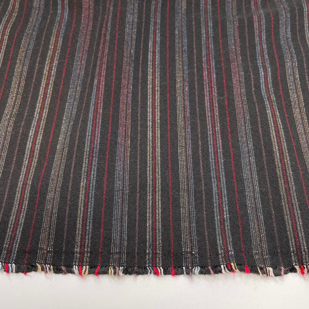 Power Suit - Polyester Blend Knit - Black Multi Stripes - 1.65M Bundle