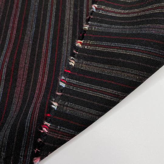 Power Suit - Polyester Blend Knit - Black Multi Stripes - 1.65M Bundle