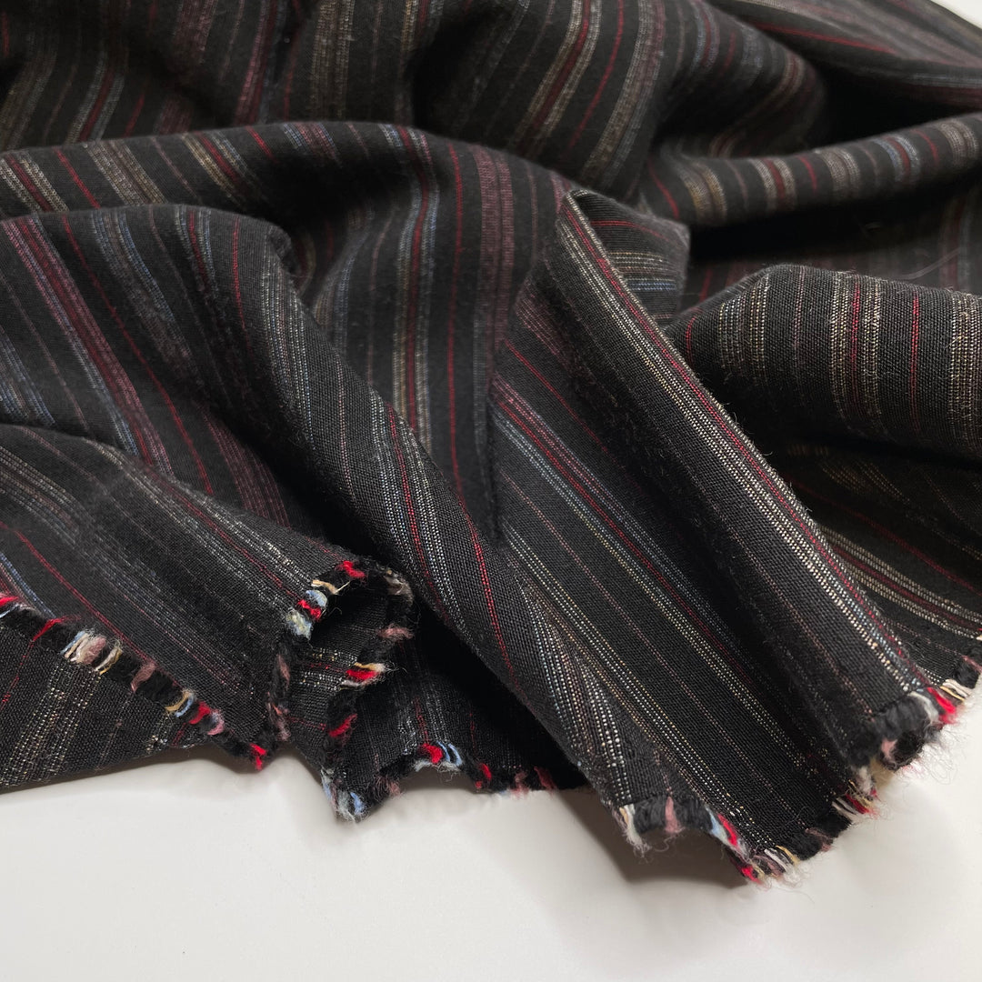 Power Suit - Polyester Blend Knit - Black Multi Stripes - 1.65M Bundle