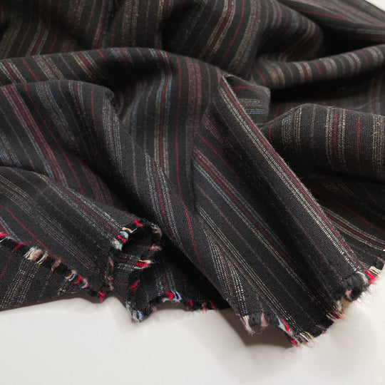 Power Suit - Polyester Blend Knit - Black Multi Stripes - 1.65M Bundle
