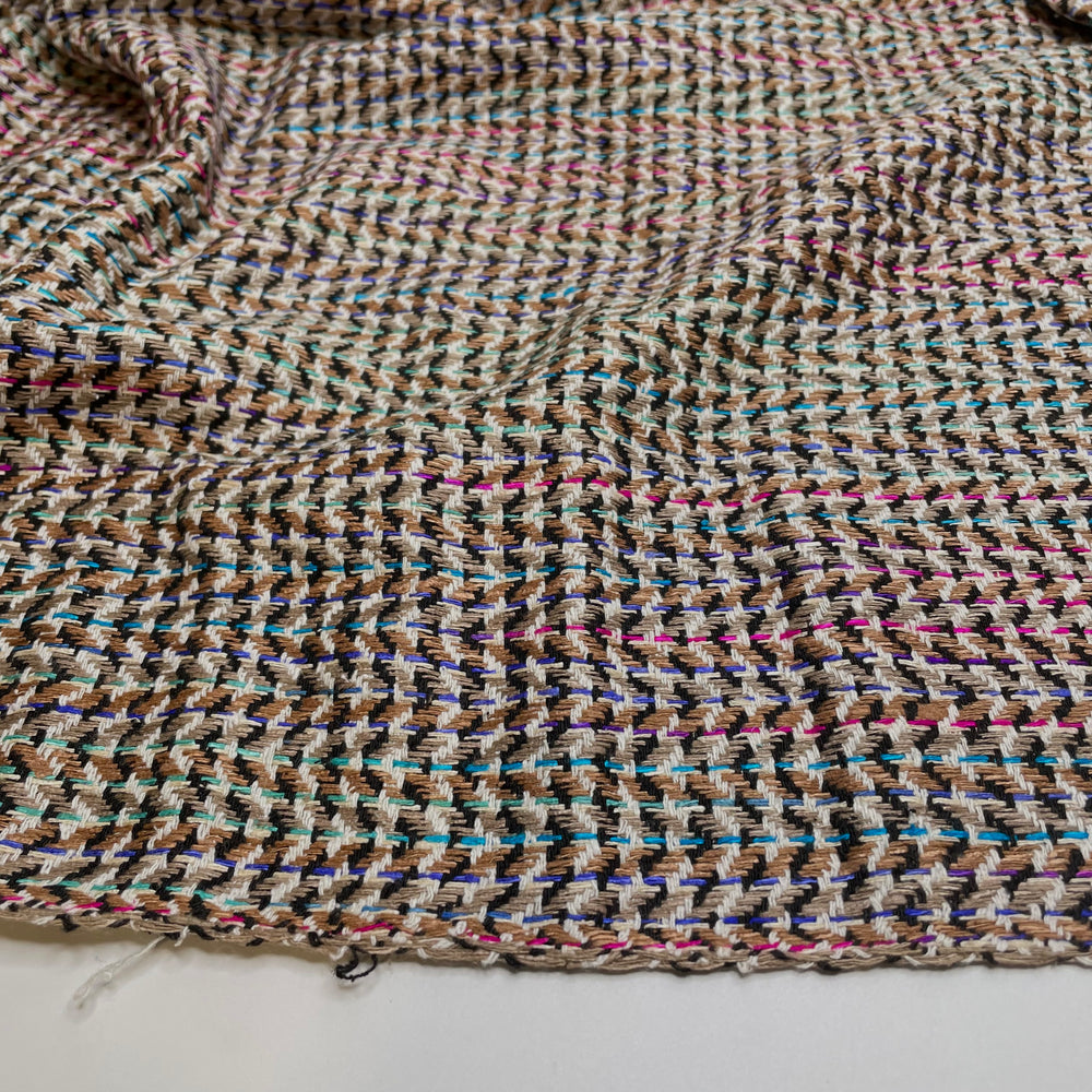 UB - Treasure Cove - Wool Blend Woven - Beige Multi Geometric - 2.5M Bundle