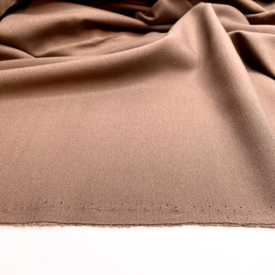 No Business Today - Superfine Twill Weave Wool Woven - Light Brown - 1.8M Bundle