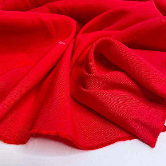 Maida Springer Kemp - Taslan Poly/Elastane Woven - Red - 1.1M Bundle